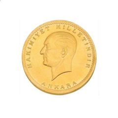 22 Ayar Eski Tarihli Cumhuriyet Ata Lira Altın