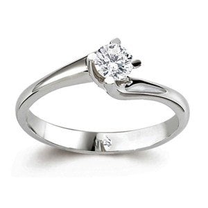 0,10 CT TEKTAŞ PIRLANTA YÜZÜK